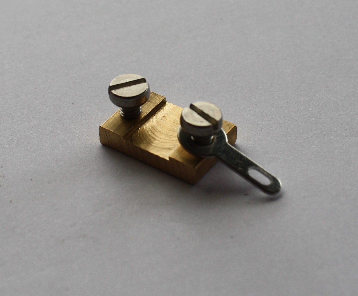 10 Gleisanschluss Klemmen Spur G Nirosta Schlitzschrauben