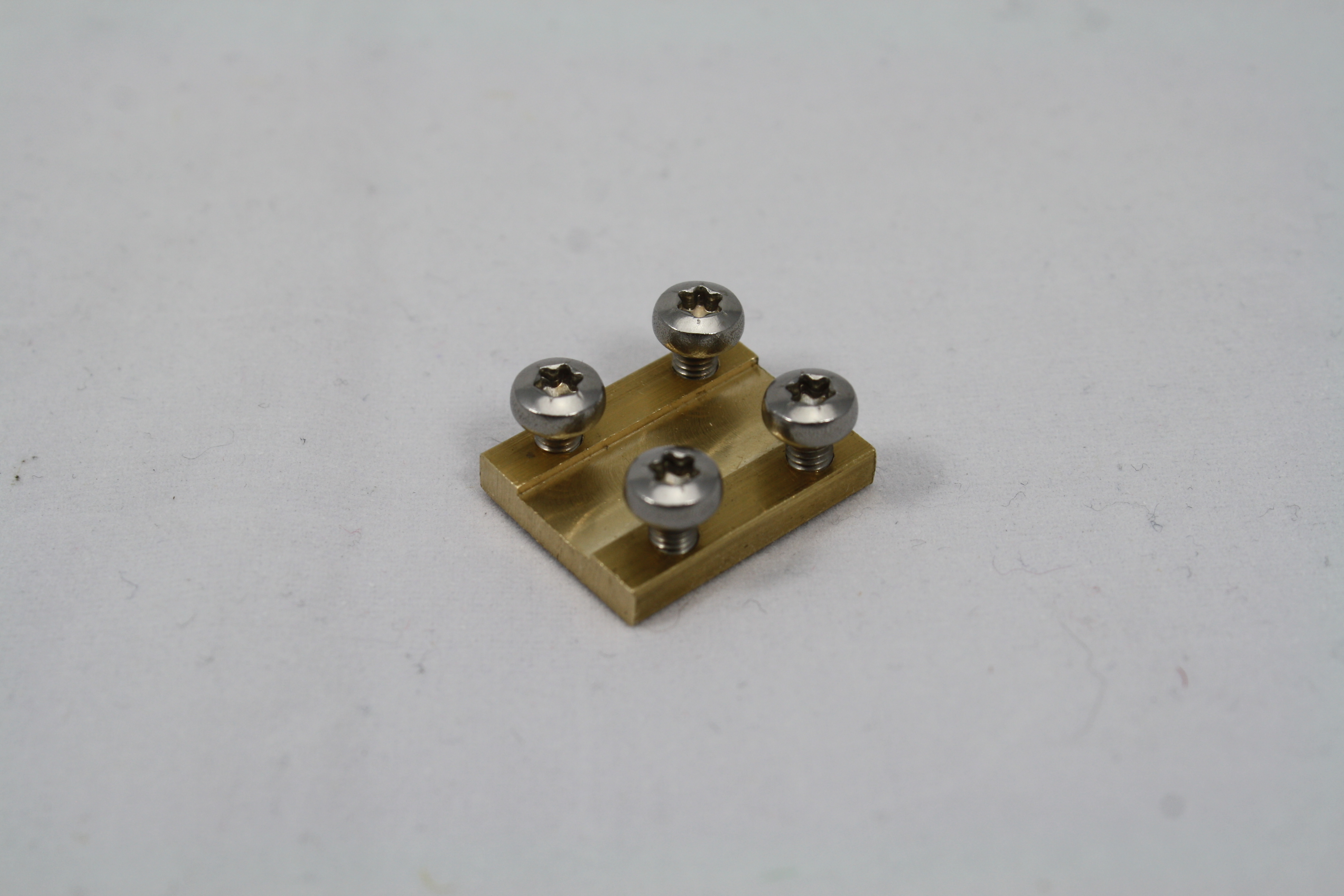 10 Schienenverbinder Spur G 19mm mit Nirosta Torx Schraube
